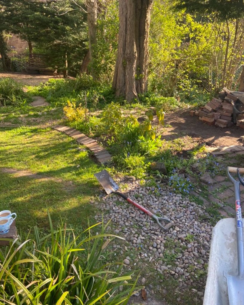 block paving landscape