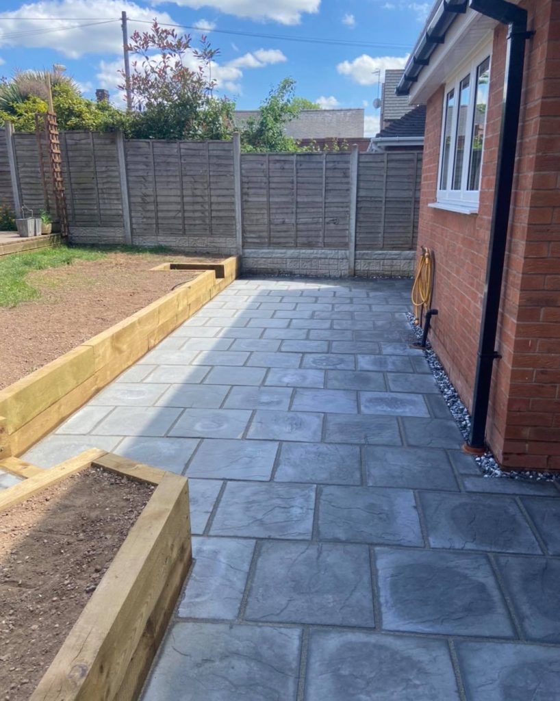 patio transformation
