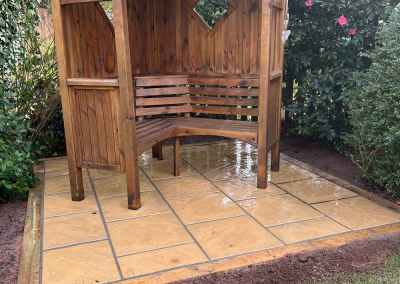 Outdoor seating area